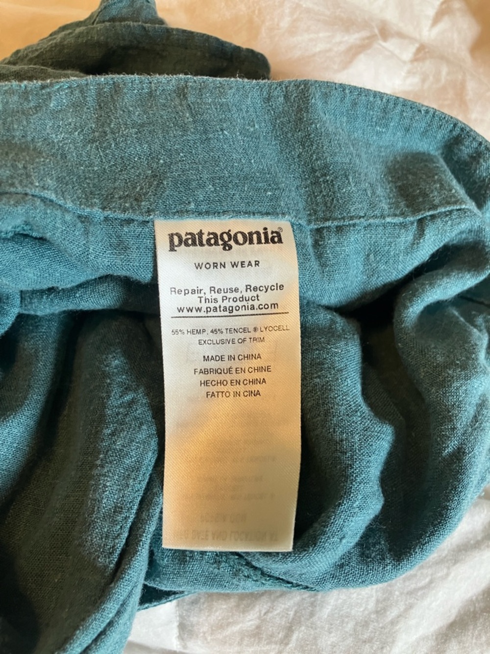 Patagonia Garden Island Hemp Tie Shorts - Picture 3 of 7